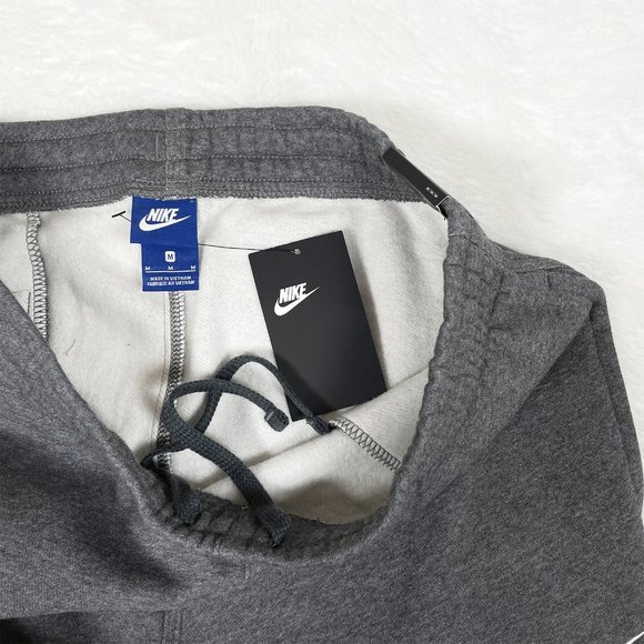 Nike Men Sweatpants Fleece Open Hem Swoosh Straight Pants - Picture 4 of 10